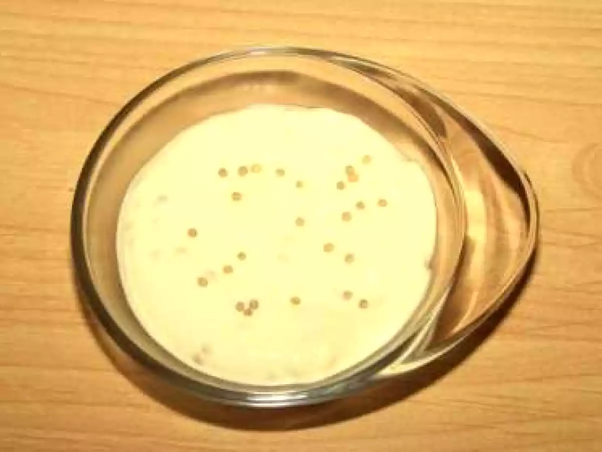 Sauce crémeuse à la moutarde