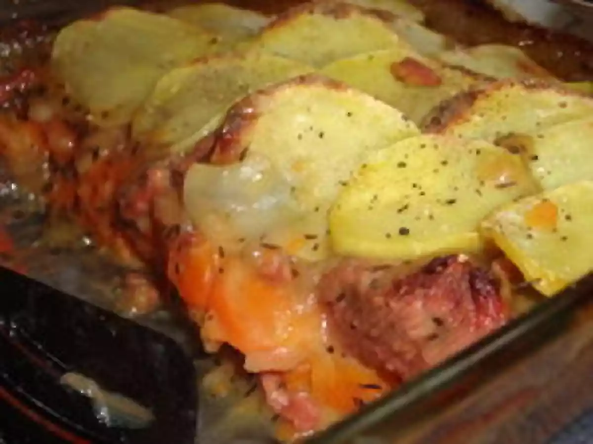 Sauce de viande et purée de carotte ... ou un gratin de boeuf à la bière - photo 2