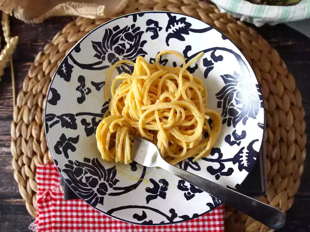 Sauce potiron et ricotta, parfait pour accompagner des pâtes ou farcir des ravioli ! - photo 2