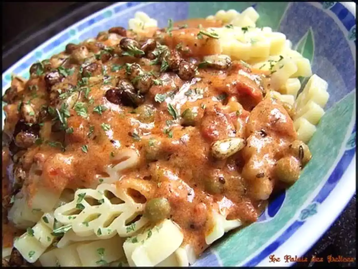 Sauce rosée aux pignons de pins, saveurs de méditérranée pour pâtes - photo 2