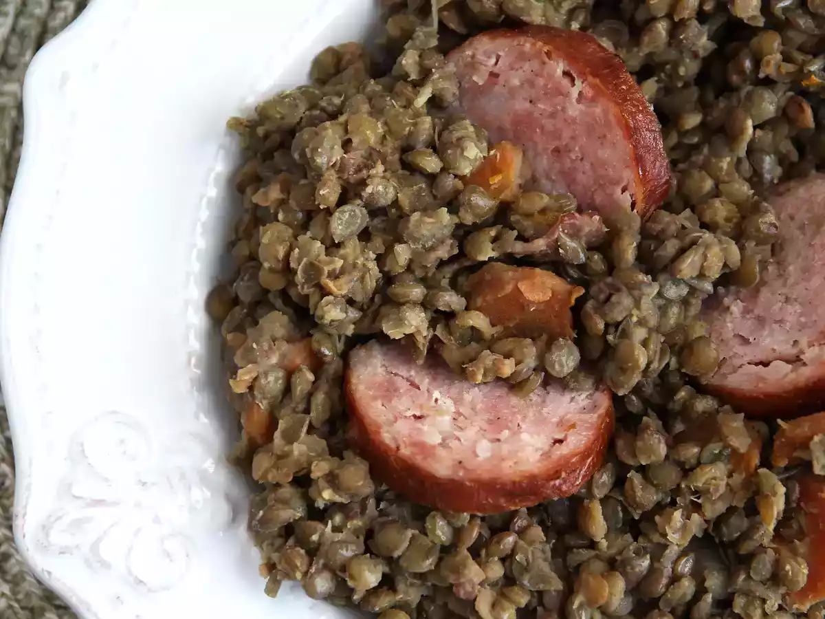 Saucisse de Morteau et lentilles mijotées - photo 3