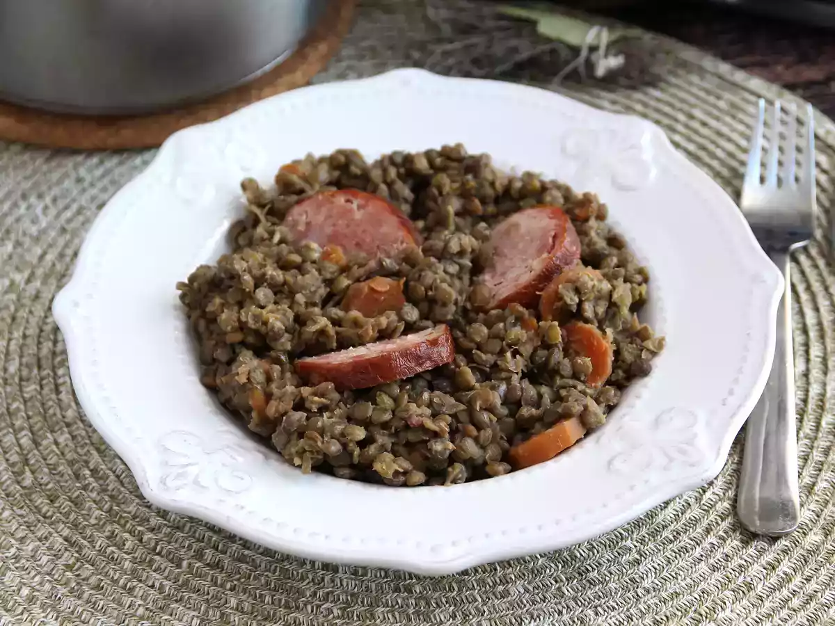 Saucisse de Morteau et lentilles mijotées - photo 4