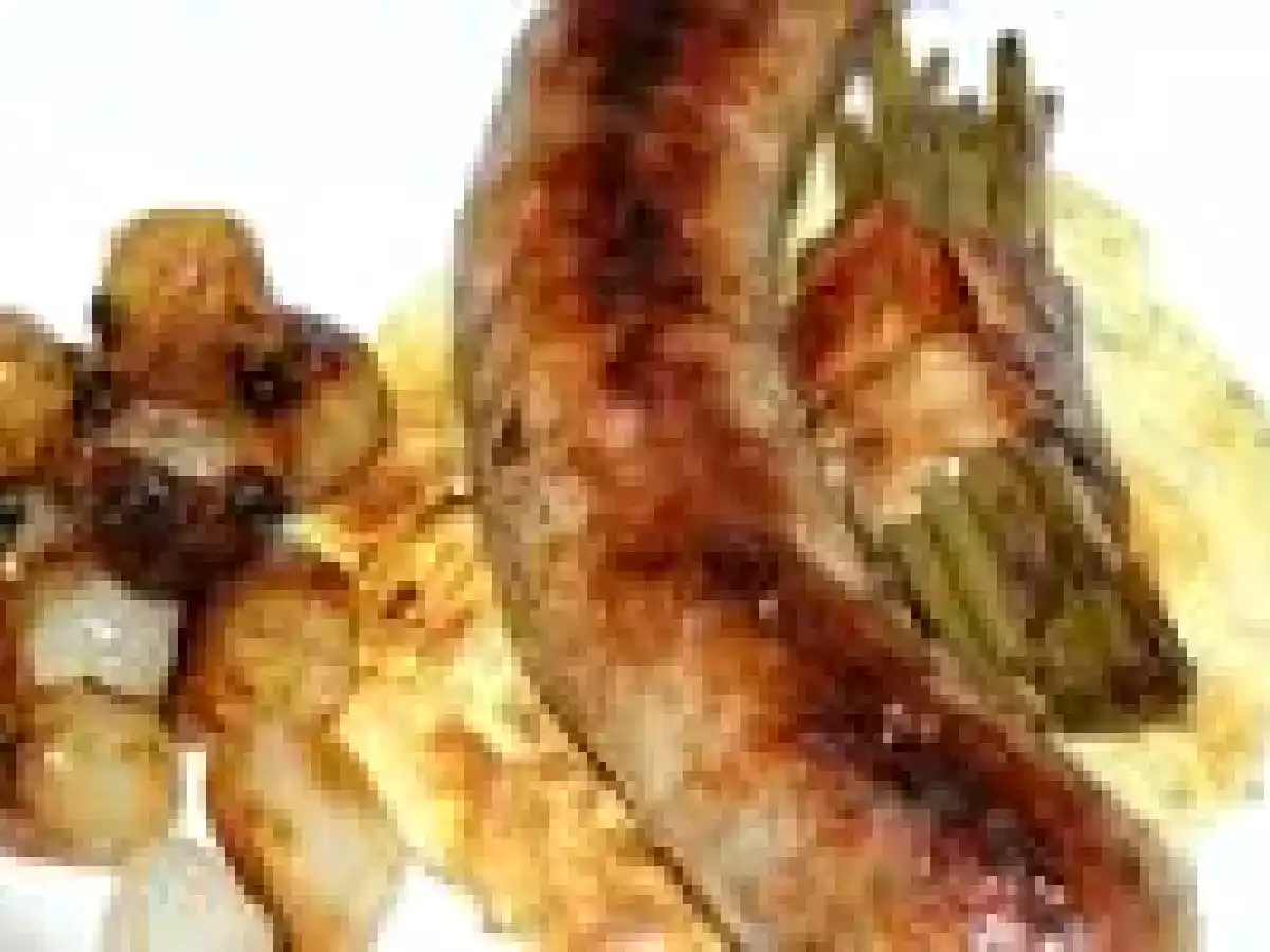 Saucisse de Pierrefort sur sa farinette Auvergnate, son fagot de haricots verts ... - photo 4