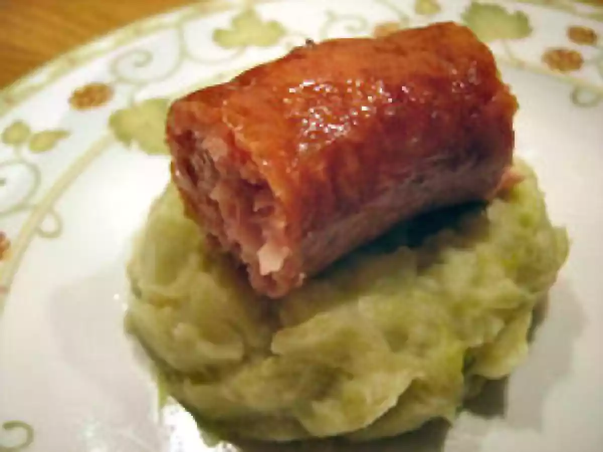 Saucisses au chou et papet vaudois