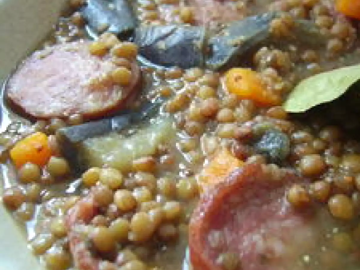 SAUCISSES DE MORTEAU AUX LENTILLES DE CILAOS - photo 2