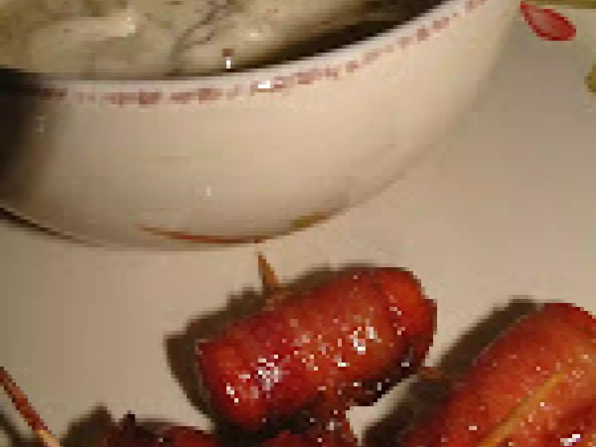 Saucisses enroulées de bacon