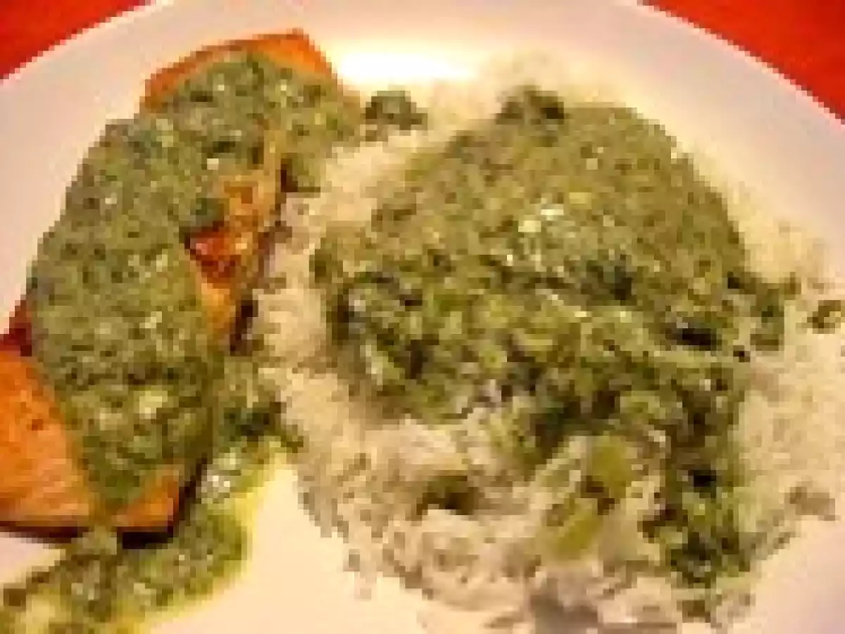 Saumon à l'oseille facile à la crème de soja