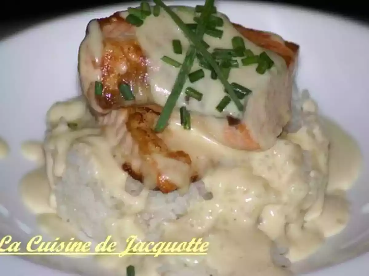 SAUMON A LA CREME AU FUMET