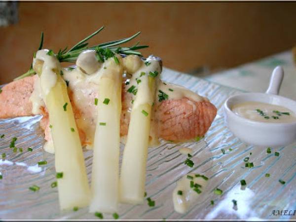 SAUMON ASPERGES, SAUCE HOLLANDAISE - photo 2