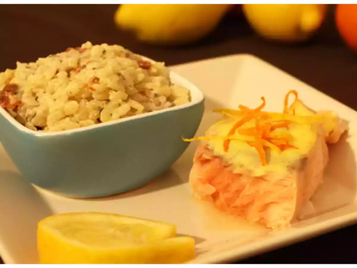 Saumon au beurre d'agrumes