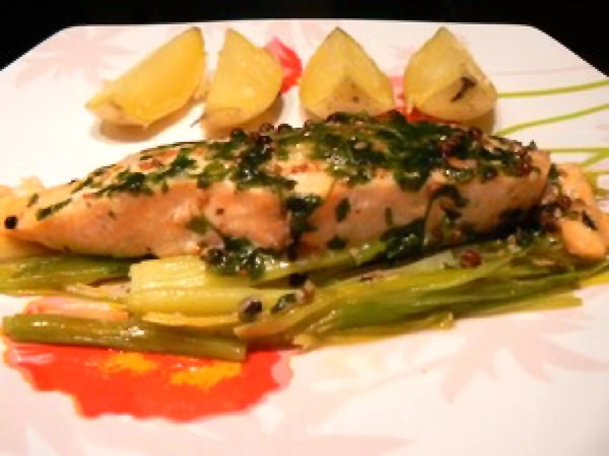 Saumon au beurre de coriandre - photo 3