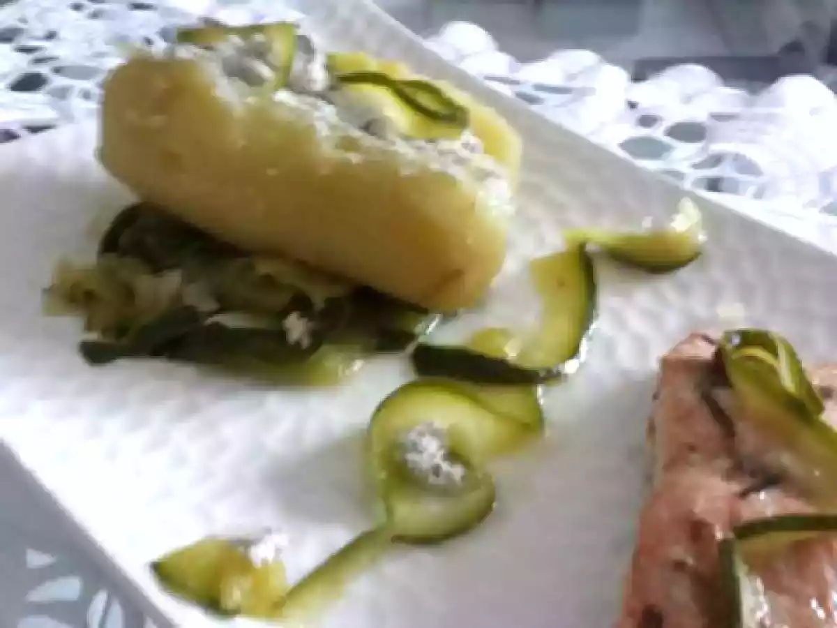 Saumon au four, pomme de terre farcie light