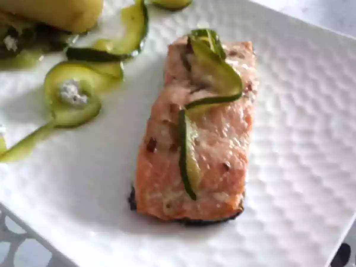 Saumon au four, pomme de terre farcie light - photo 5