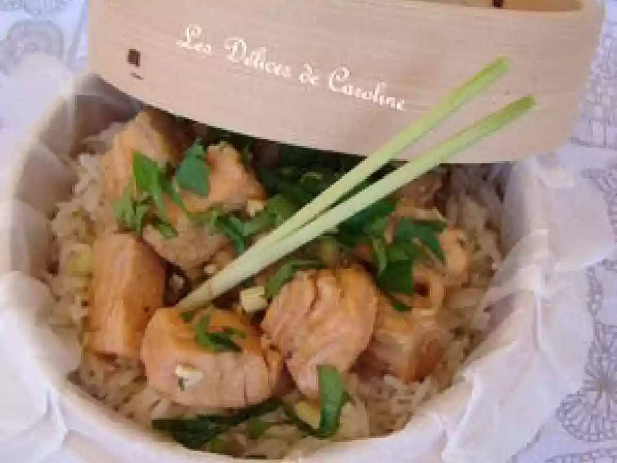 Saumon au gingembre et citronnelle