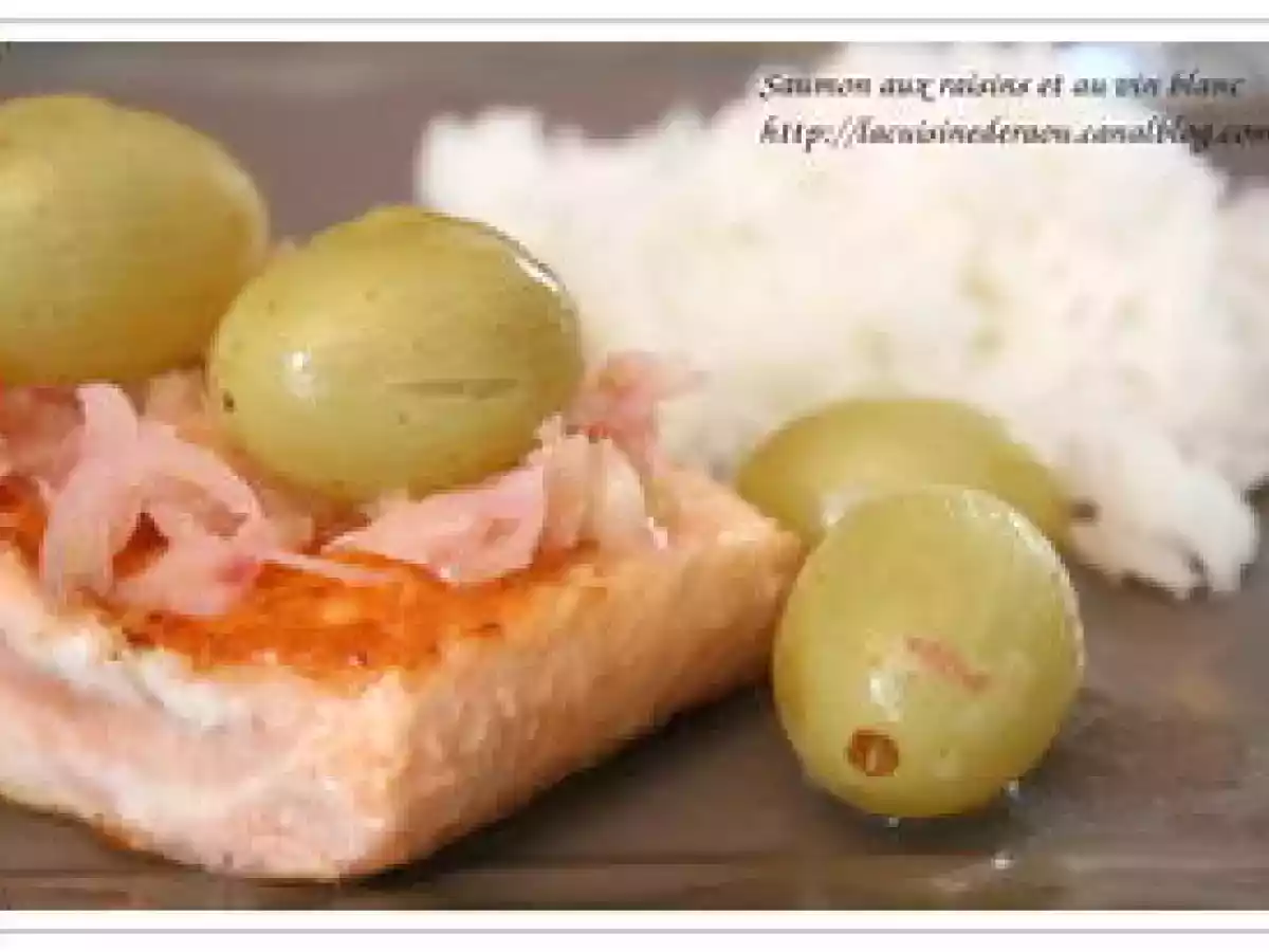 Saumon aux raisins blancs - photo 2