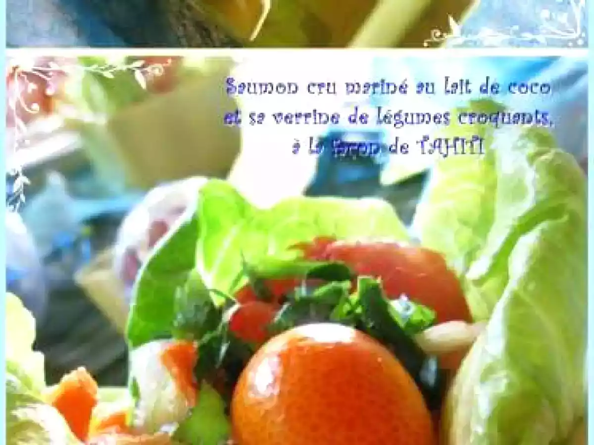 SAUMON CRU MARINE A LA NOIX DE COCO - photo 2