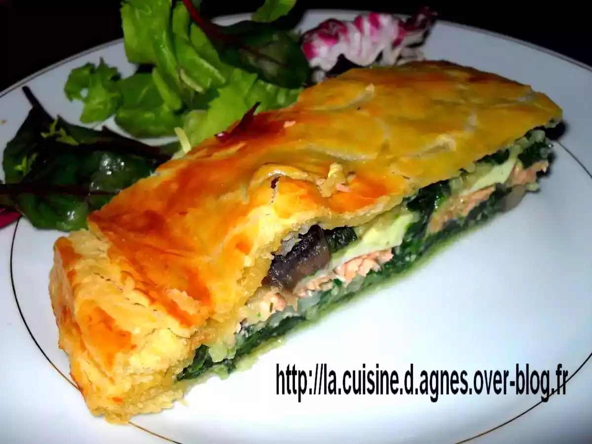 Saumon en croûte à la Moscovite