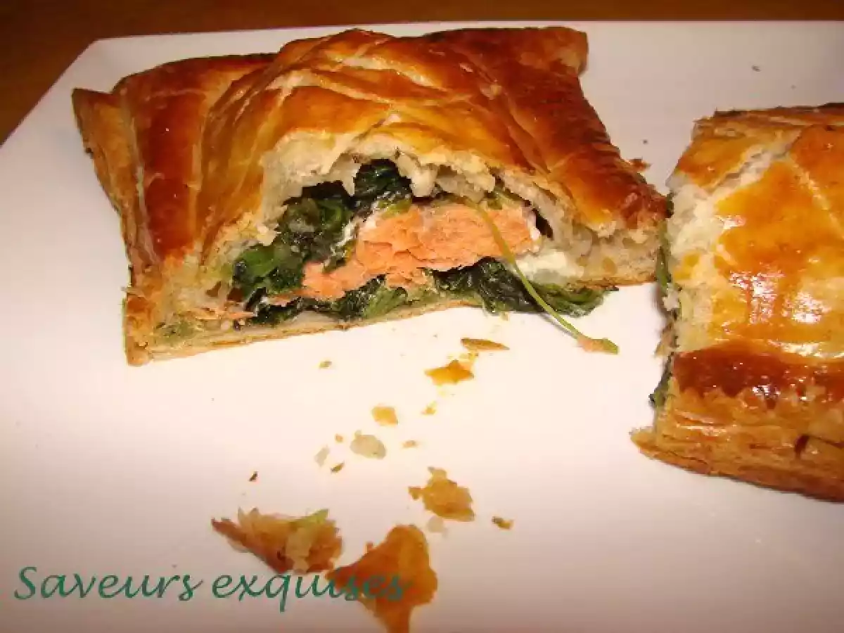 Saumon en croûte au beurre d'estragon - photo 2