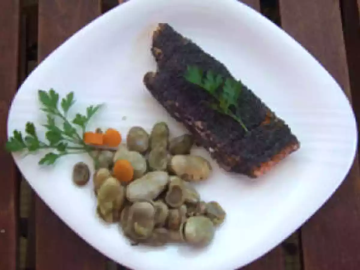 Saumon en croûte de graines de pavot