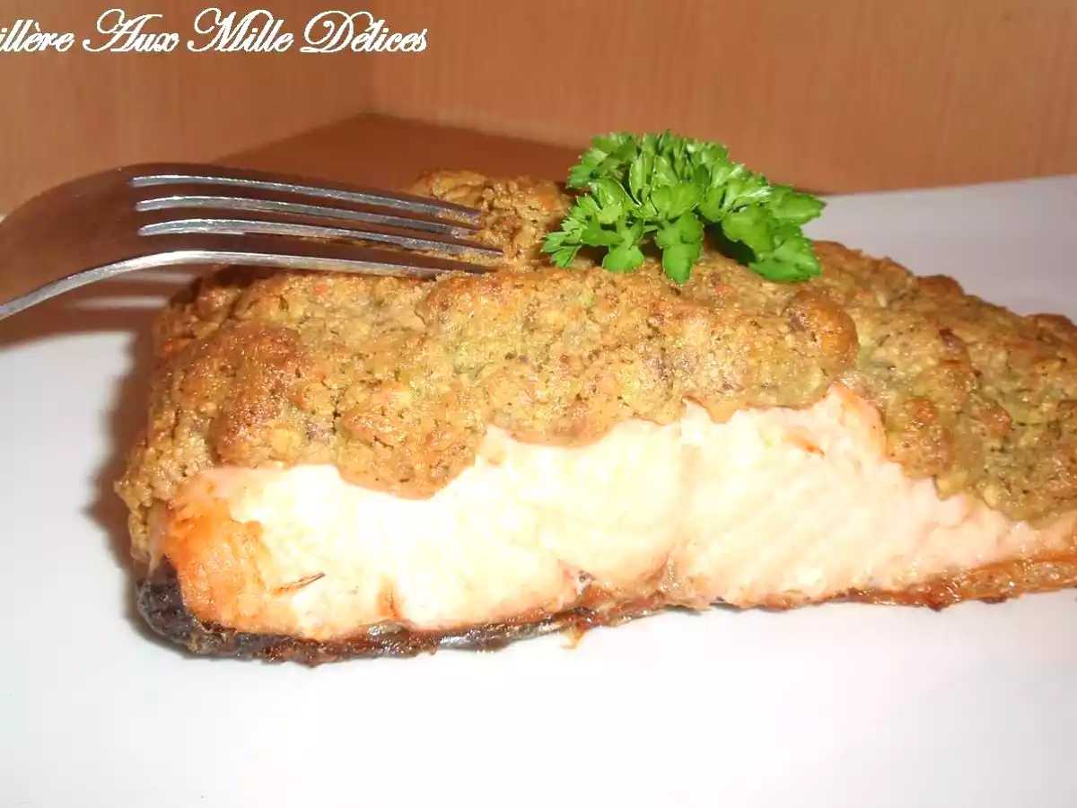 Saumon en croûte de pistache - photo 2