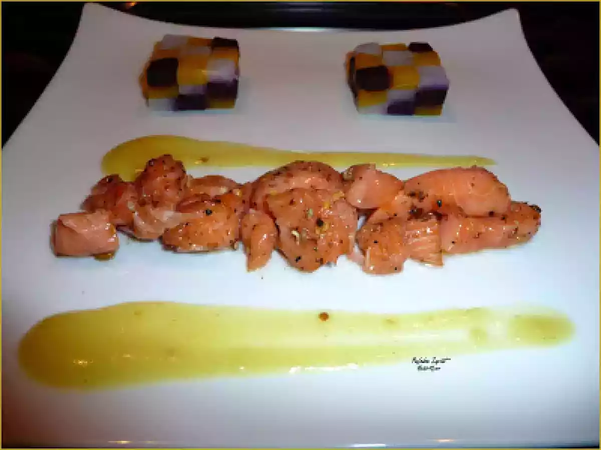 Saumon et Mosaïques de Légumes ...