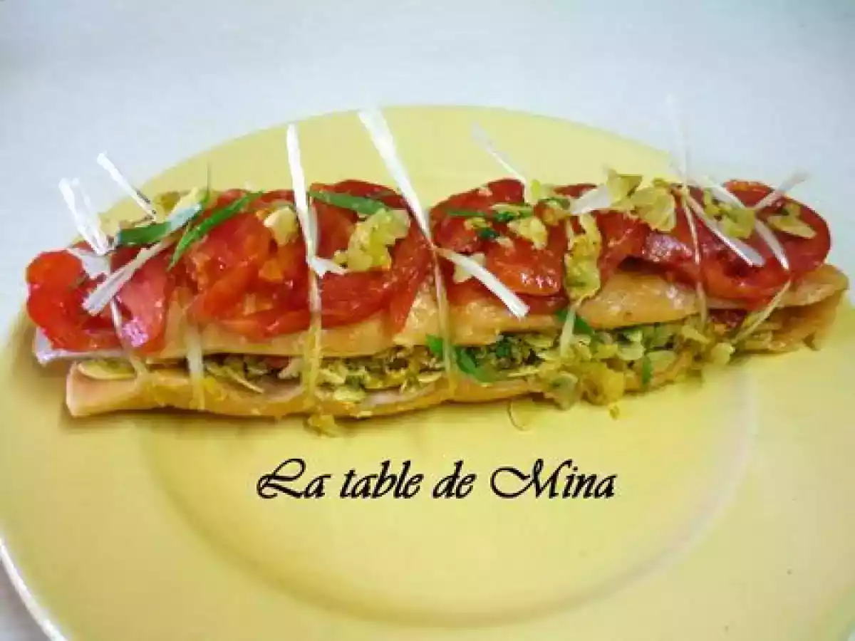 Saumon farci aux amandes