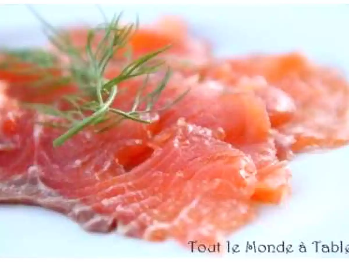 Saumon gravlax : saumon mariné à l'aneth - photo 2
