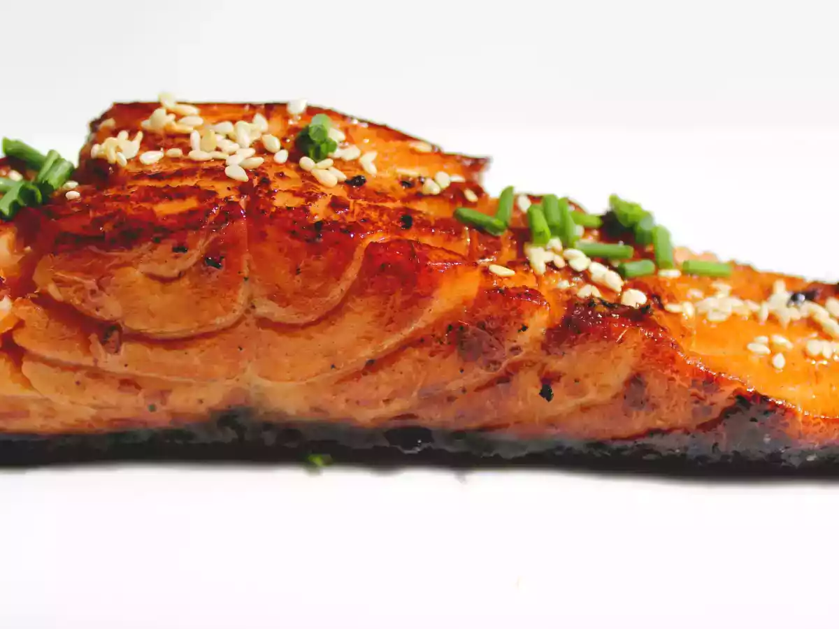 Saumon Mariné et Laqué à la sauce teriyaki maison