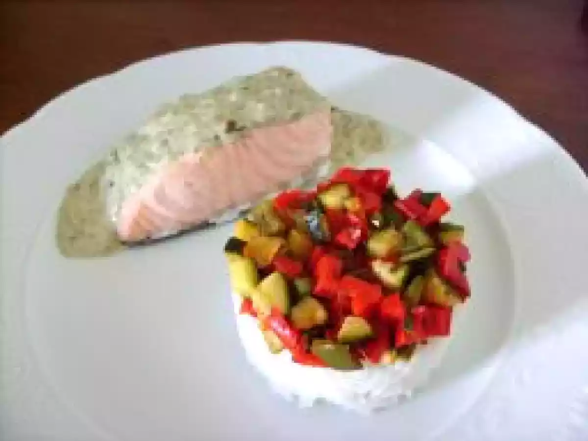 Saumon Sauce à l'Oseille et son Accompagnement - photo 2