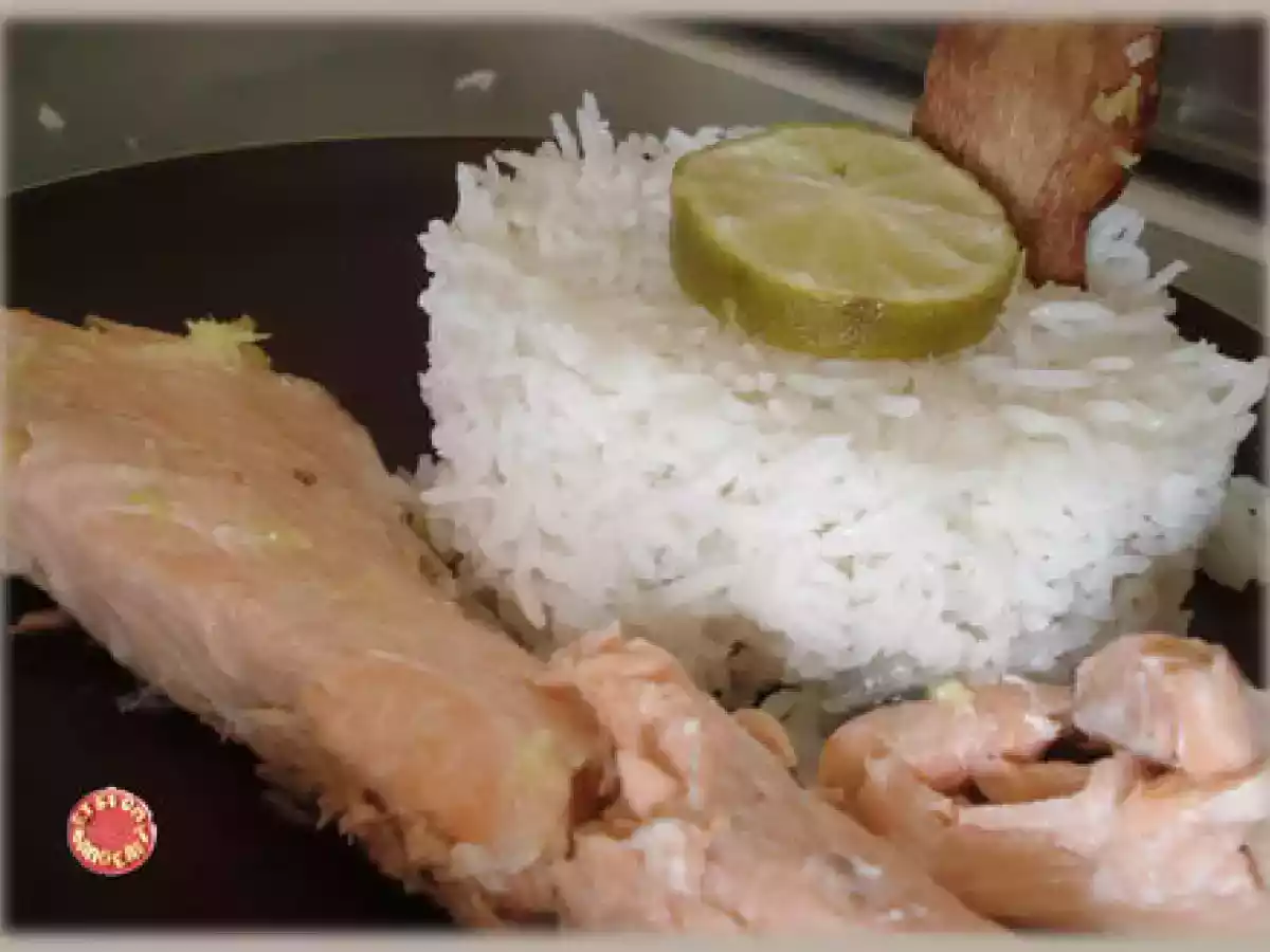 Saumon vapeur au galanga