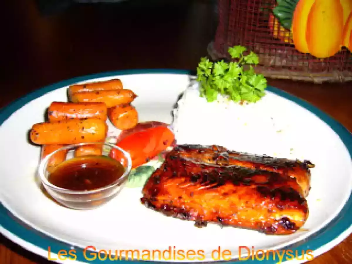 Saumons sauvages au goût de l'Orient, sauce thaïe Forte et piquante