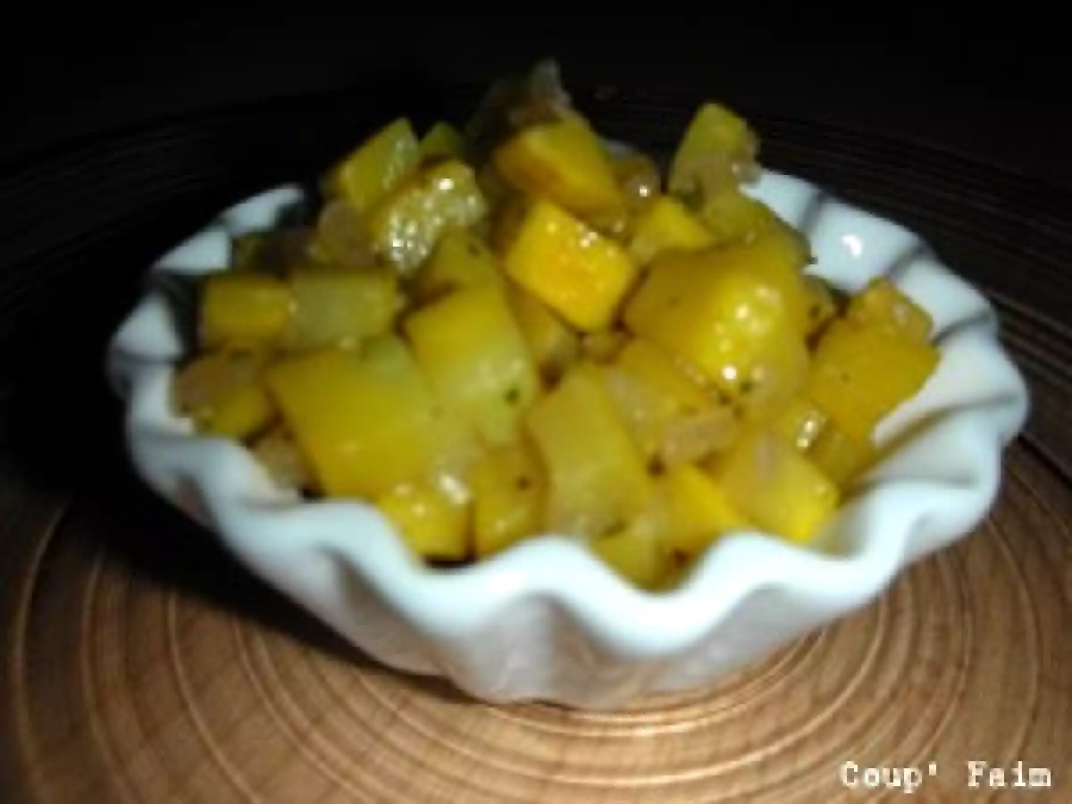 Sauté de courgettes jaunes au whisky ...