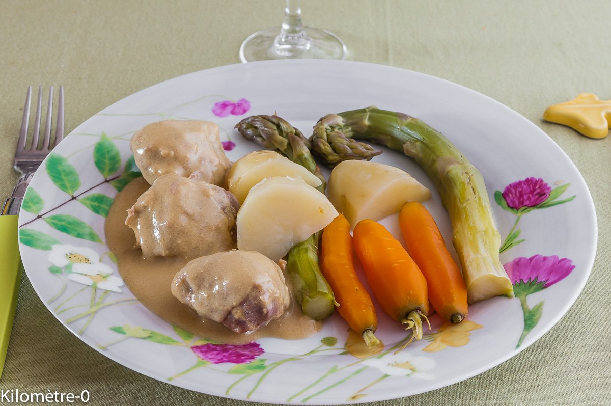 Sauté De Dinde Au Vin Blanc Et Moutarde