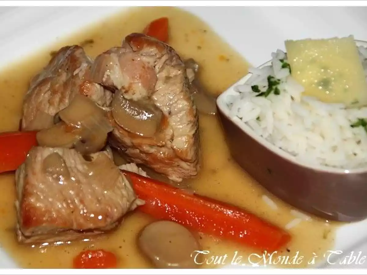 Sauté de dinde aux champignons - photo 2