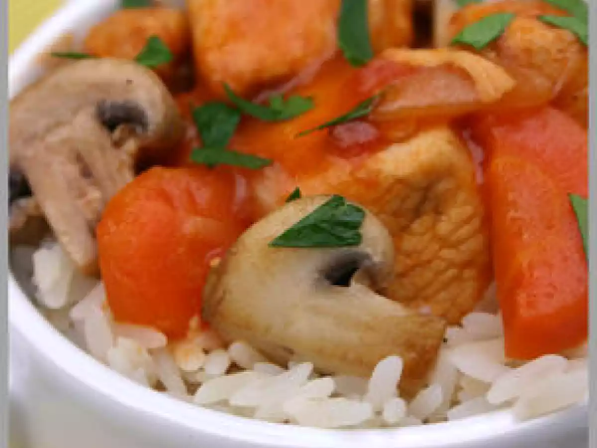 Sauté de dinde marengo - photo 3