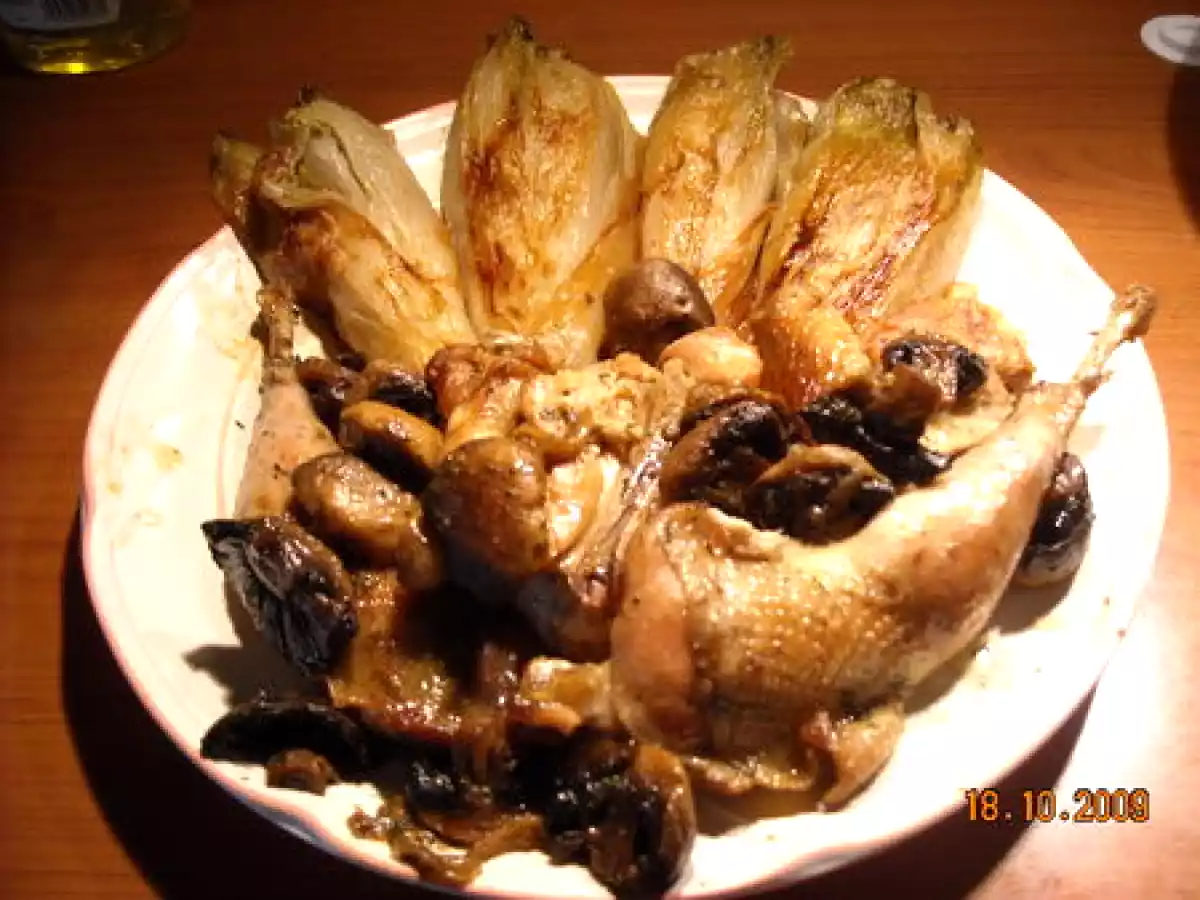 Sauté de Faisan et son lit d'endive