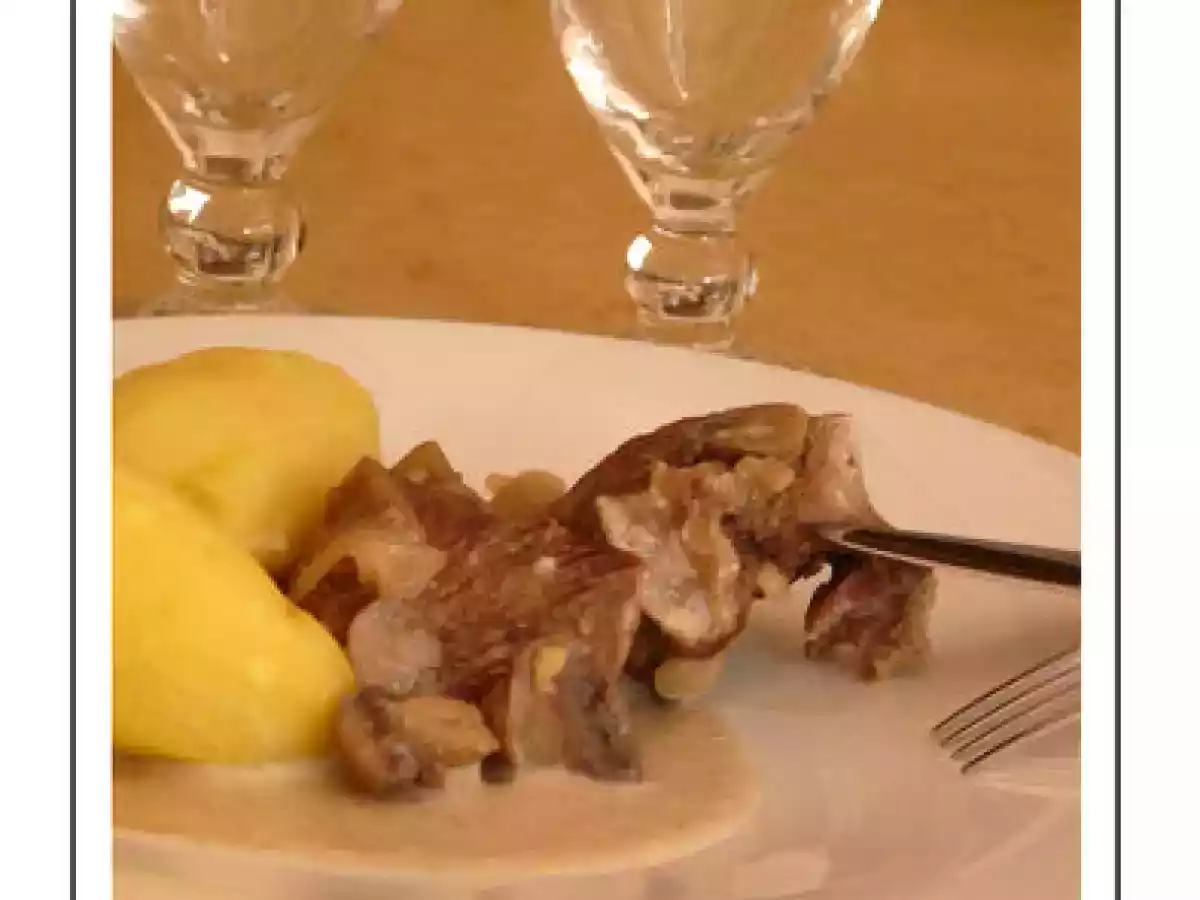 Sauté de porc à la bière et au brie de Meaux