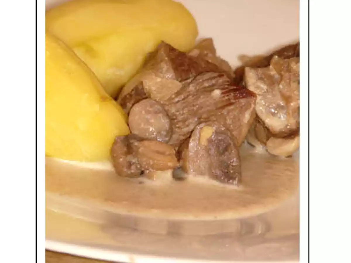 Sauté de porc à la bière et au brie de Meaux - photo 2