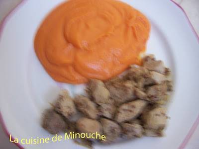 Saute De Porc A La Moutarde Et Au Miel Et Sa Puree De Patate Douce