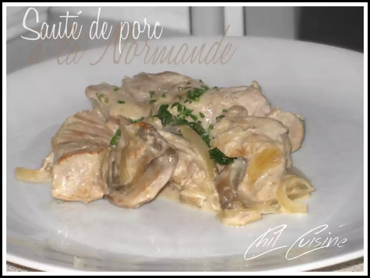 Sauté de porc à la Normande