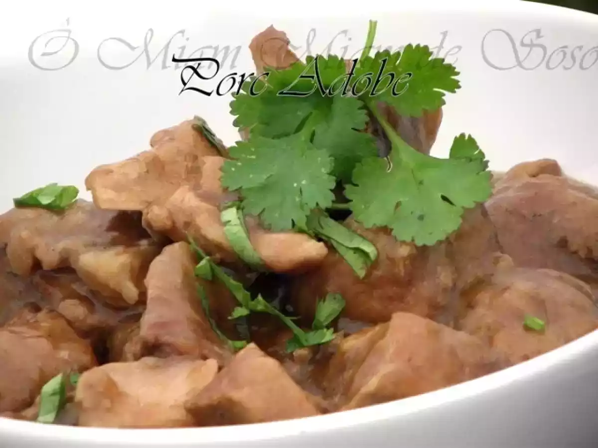 SAUTE DE PORC ADOBE
