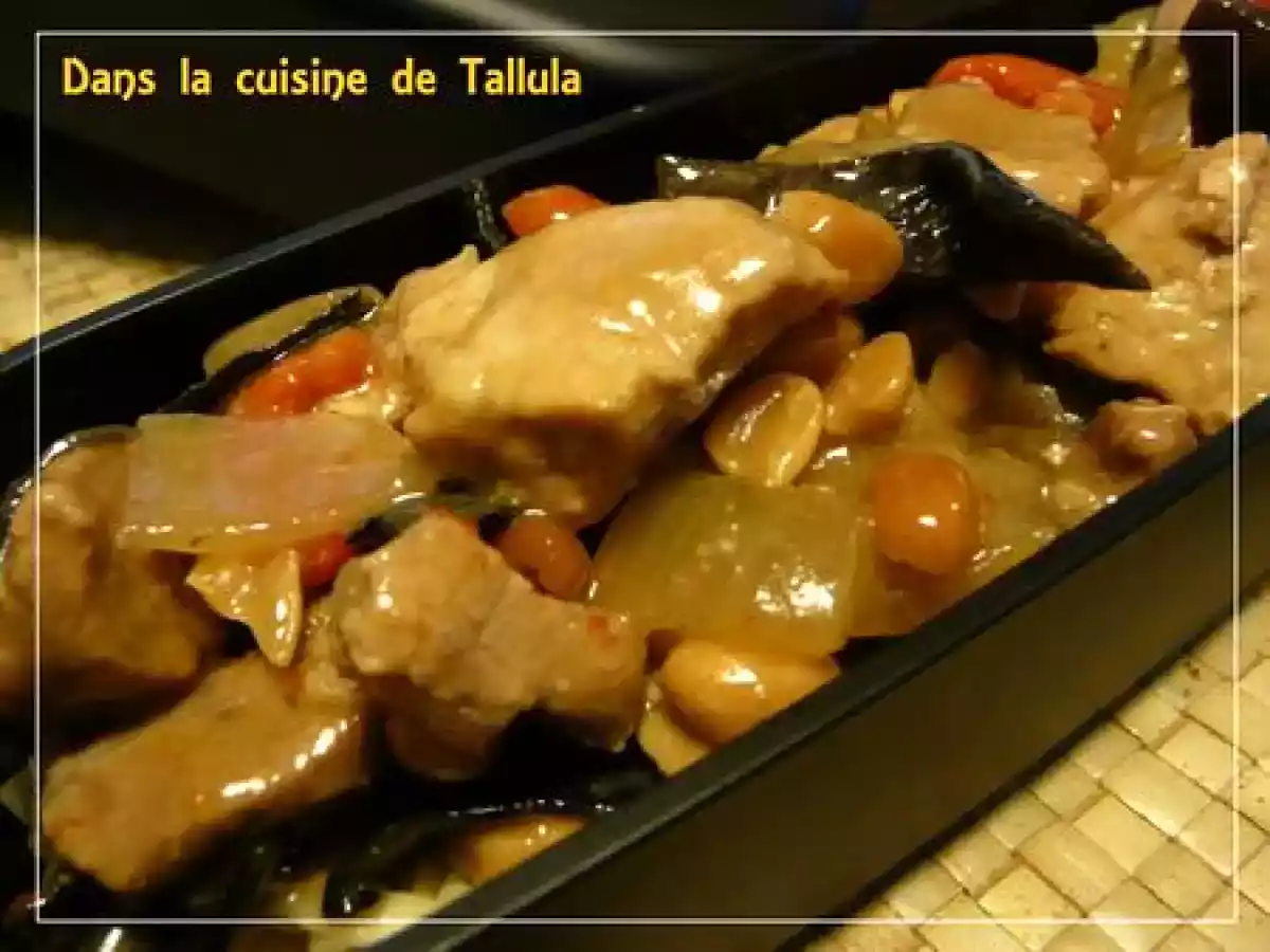 Sauté de porc aux cacahuètes et champignons noirs (Défi Placard n#14) - photo 4