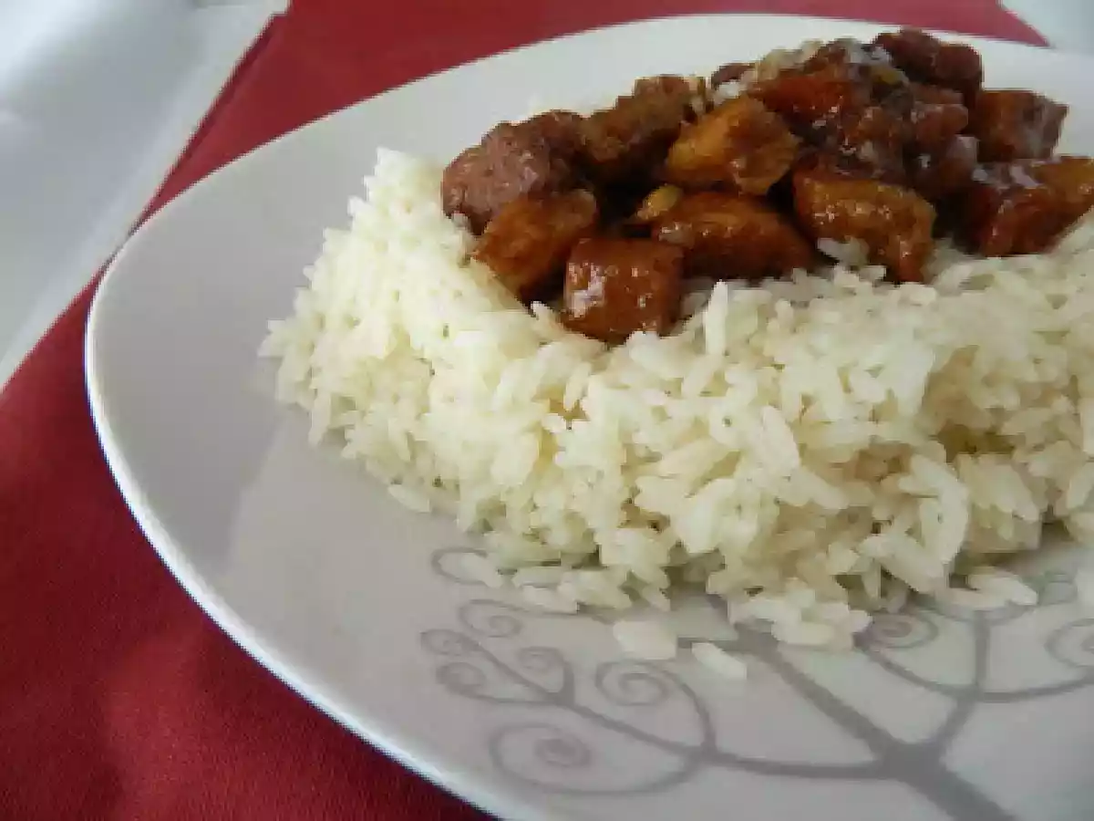 Sauté de porc et sa sauce hoisin.