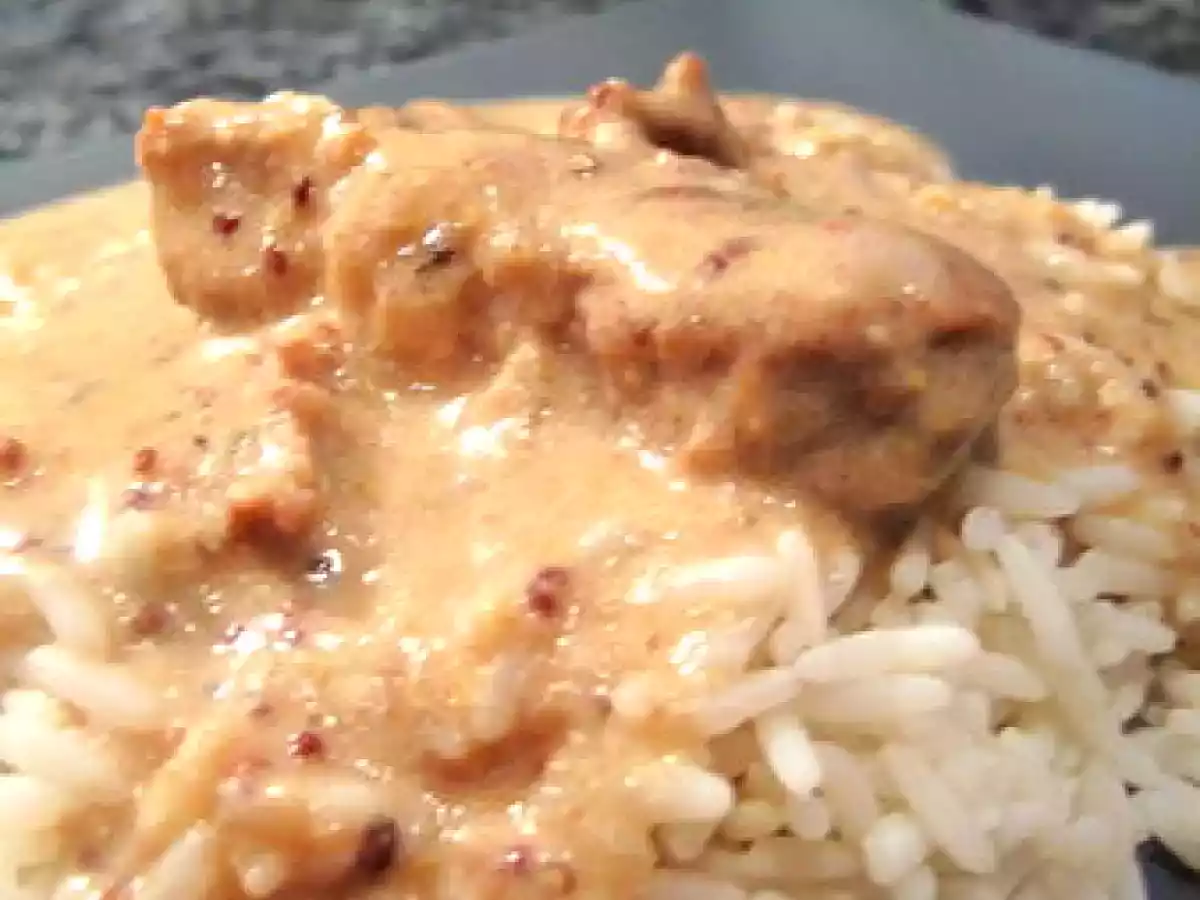 Sauté de sot-l'y-laisse de dinde à la moutarde en grains de 2 façons