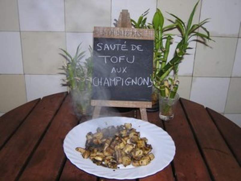 Sauté de tofu aux champignons - photo 2