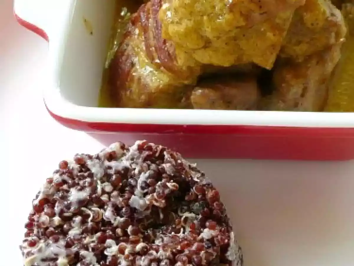 Sauté de veau à la crème d'ail de Lomagne et au curry