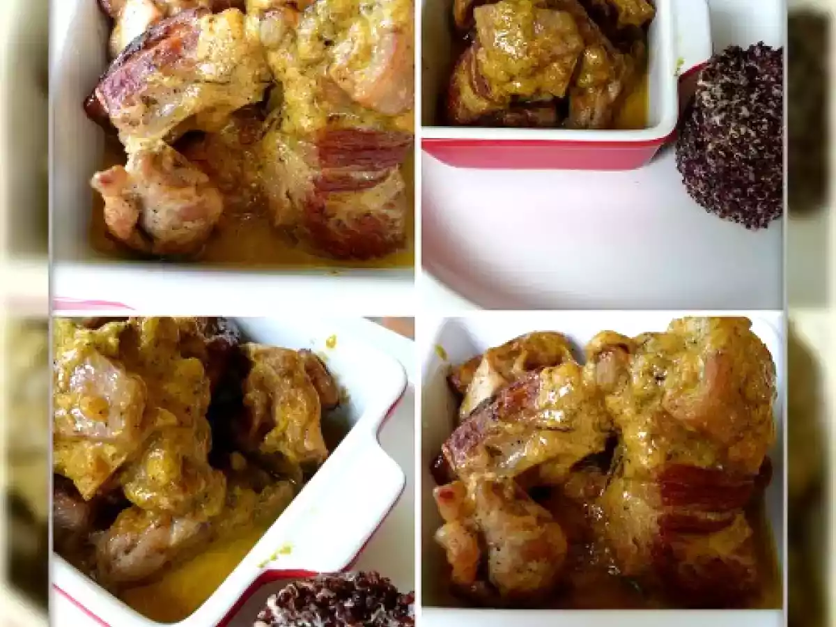 Sauté de veau à la crème d'ail de Lomagne et au curry - photo 2