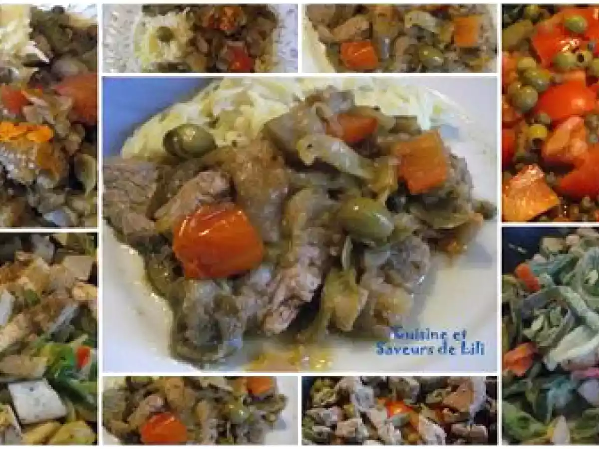 Sauté de veau aux aubergines