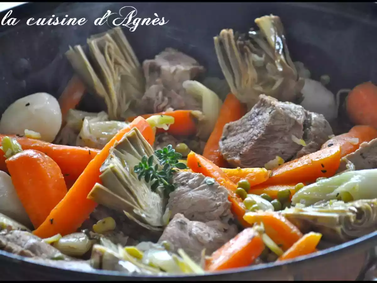 Sauté de veau aux légumes printaniers - photo 2