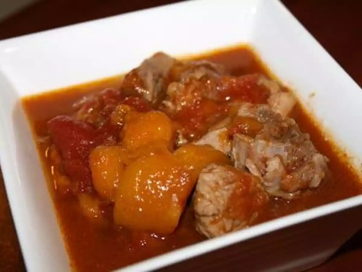 Sauté de veau aux mangues